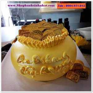 Bánh Sinh Nhật Hũ Vàng - VA45